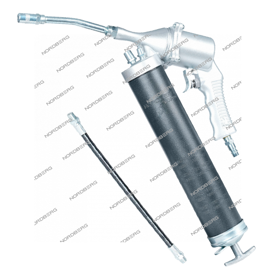 Шприц плунжерный пневматический для густой смазки, 400 мл NORDBERG NO3400