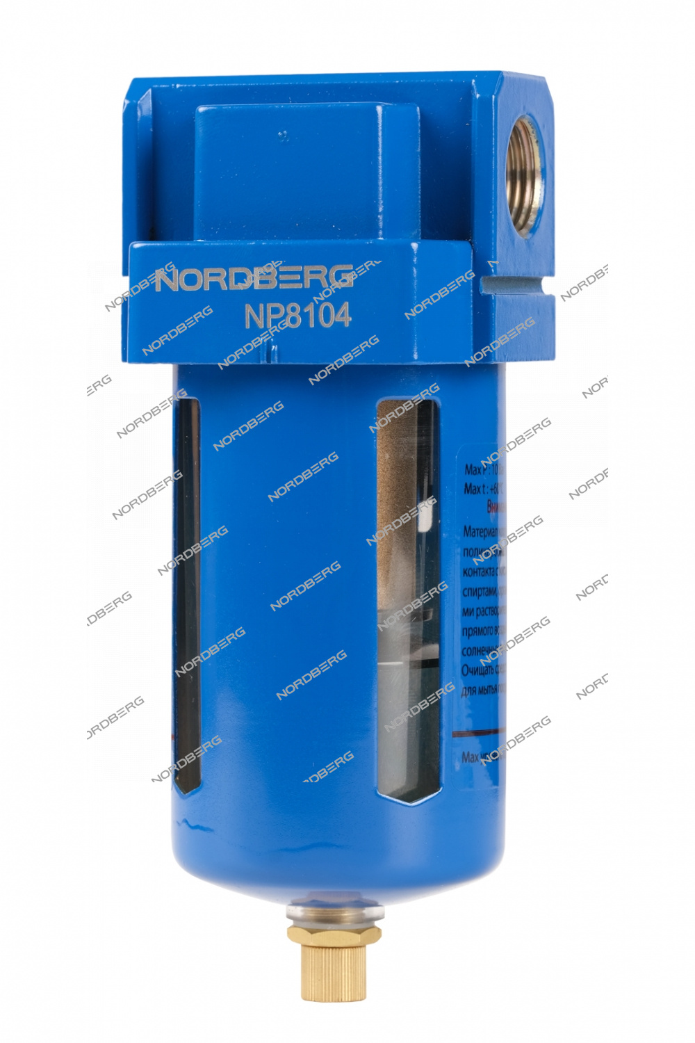 NORDBERG ФИЛЬТР NP8104 воздушный, 1/2", 4000 л/мин