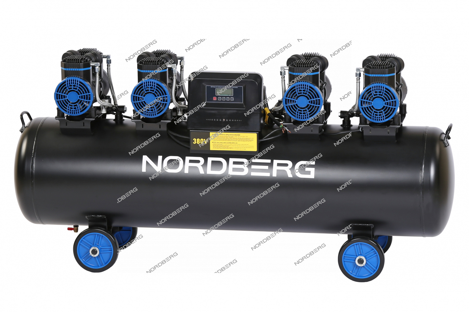 Компрессор безмасляный 380 В, ресивер 200 л, 1000 л/мин NORDBERG NCEO200/1000