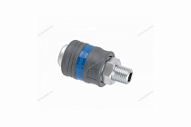 Разъем "мама" быстросъемный - резьба M1/4", с пластиковой муфтой