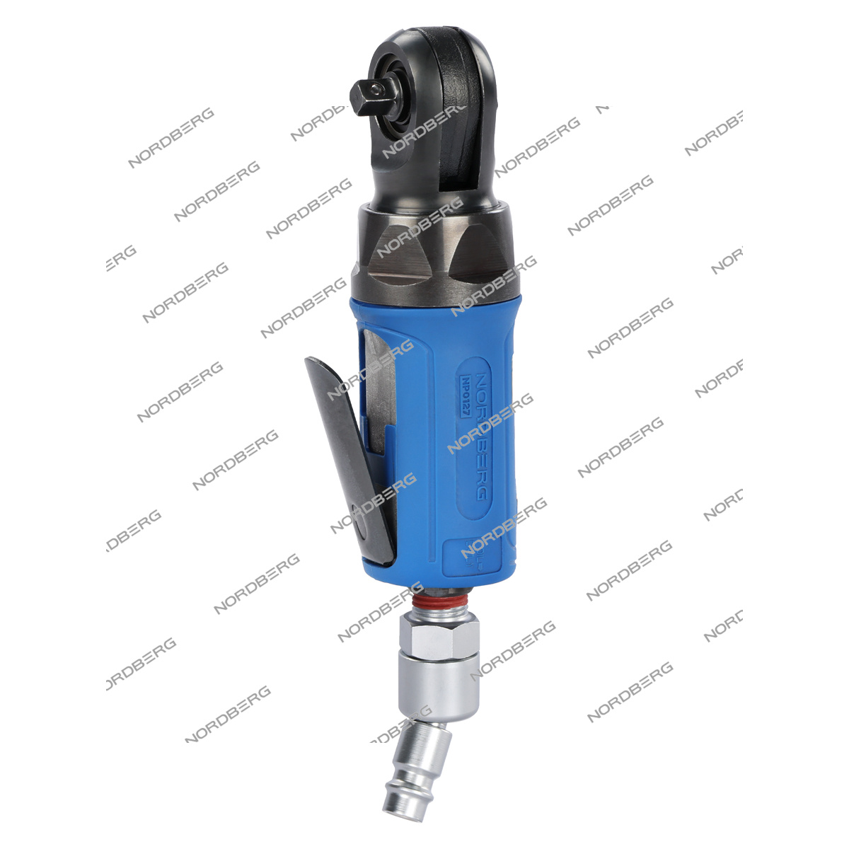Пневмогайковерт угловой (пневмотрещотка мини) 1/4", 54 Нм NORDBERG NP0127