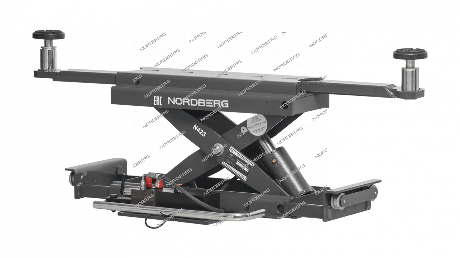 Траверса с ручным приводом г/п 2т. для подъемников N634, 4445J, 4450J, серая NORDBERG N423_G