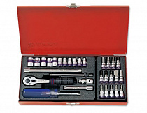 Комплект торцевых головок 1/4”