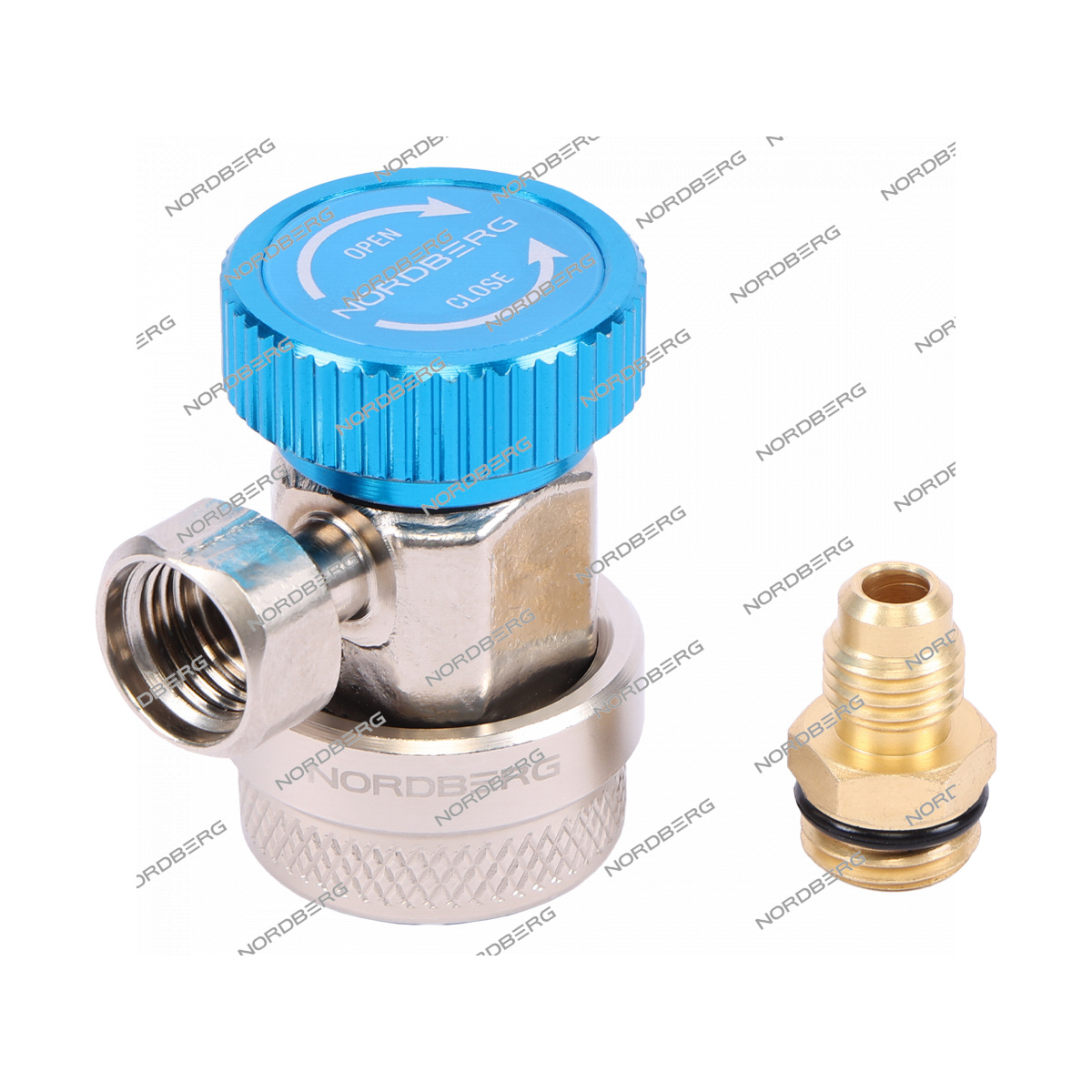 Муфта быстросъемная R134a низкое давление, синяя NORDBERG NFA1L
