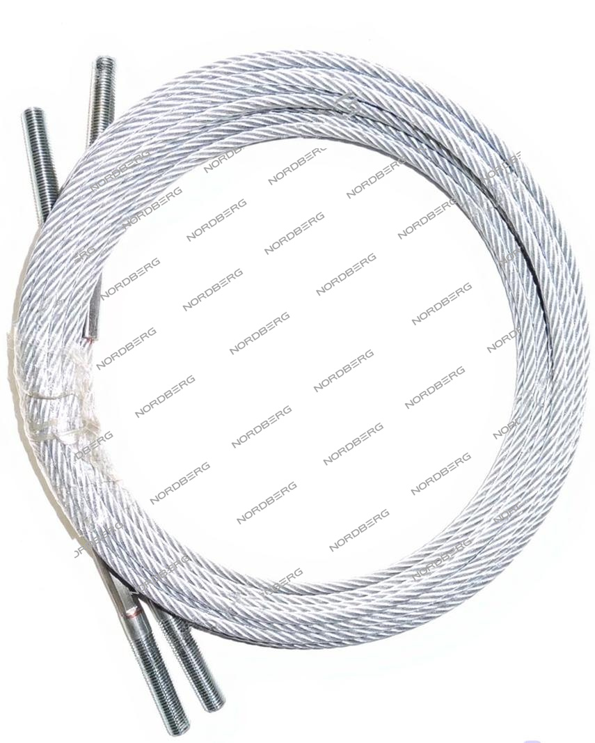 Трос для подъемника N4120H, N4120HE (2 шт / комплект) NORDBERG 01-00004502