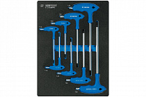 Набор ключей TORX L-тип, ложемент, 8 предметов