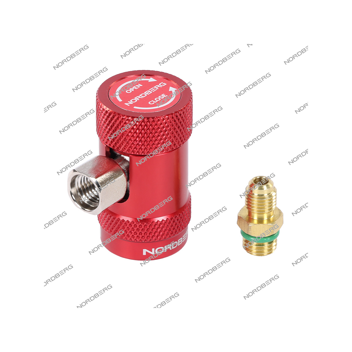 Муфта быстросъемная R1234yf высокое давление, красная NORDBERG NFA6H