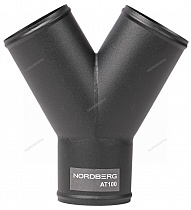 Насадка металлическая Y-образная для шланга D=100 мм