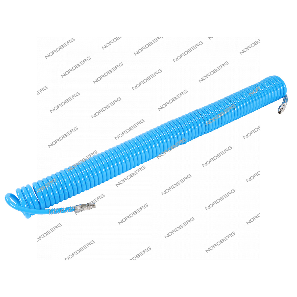 Шланг воздушный спиральный ПУ диам. 8х12мм, 16м NORDBERG HS0816PU