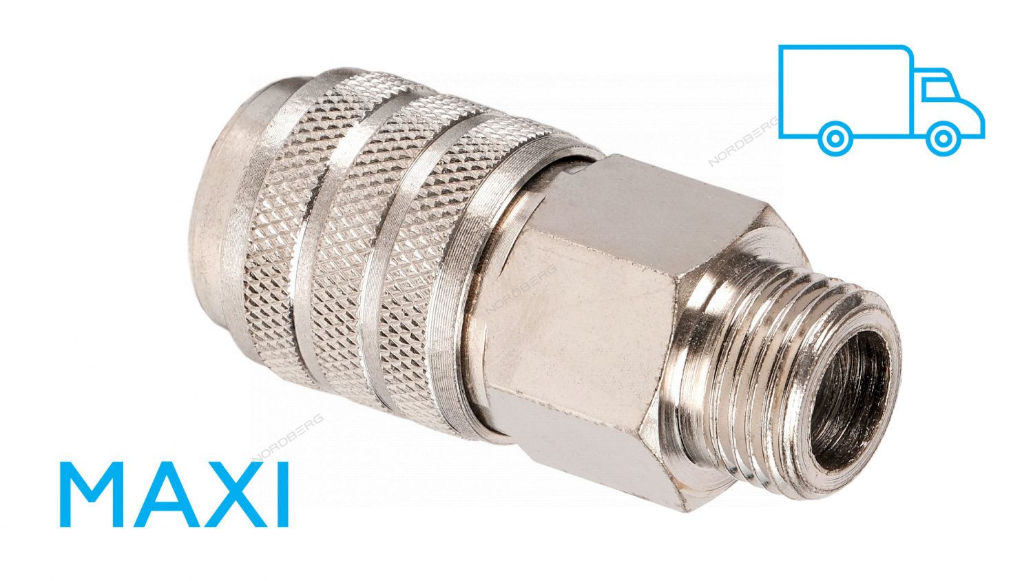 Разъем "мама" МАКСИ быстросъемный - резьба M1/2"