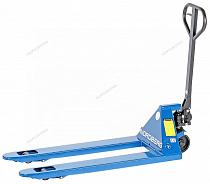 Тележка складская гидравлическая 2 т, с ПУ колесами 