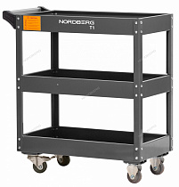 Тележка инструментальная, 3 полки, серая