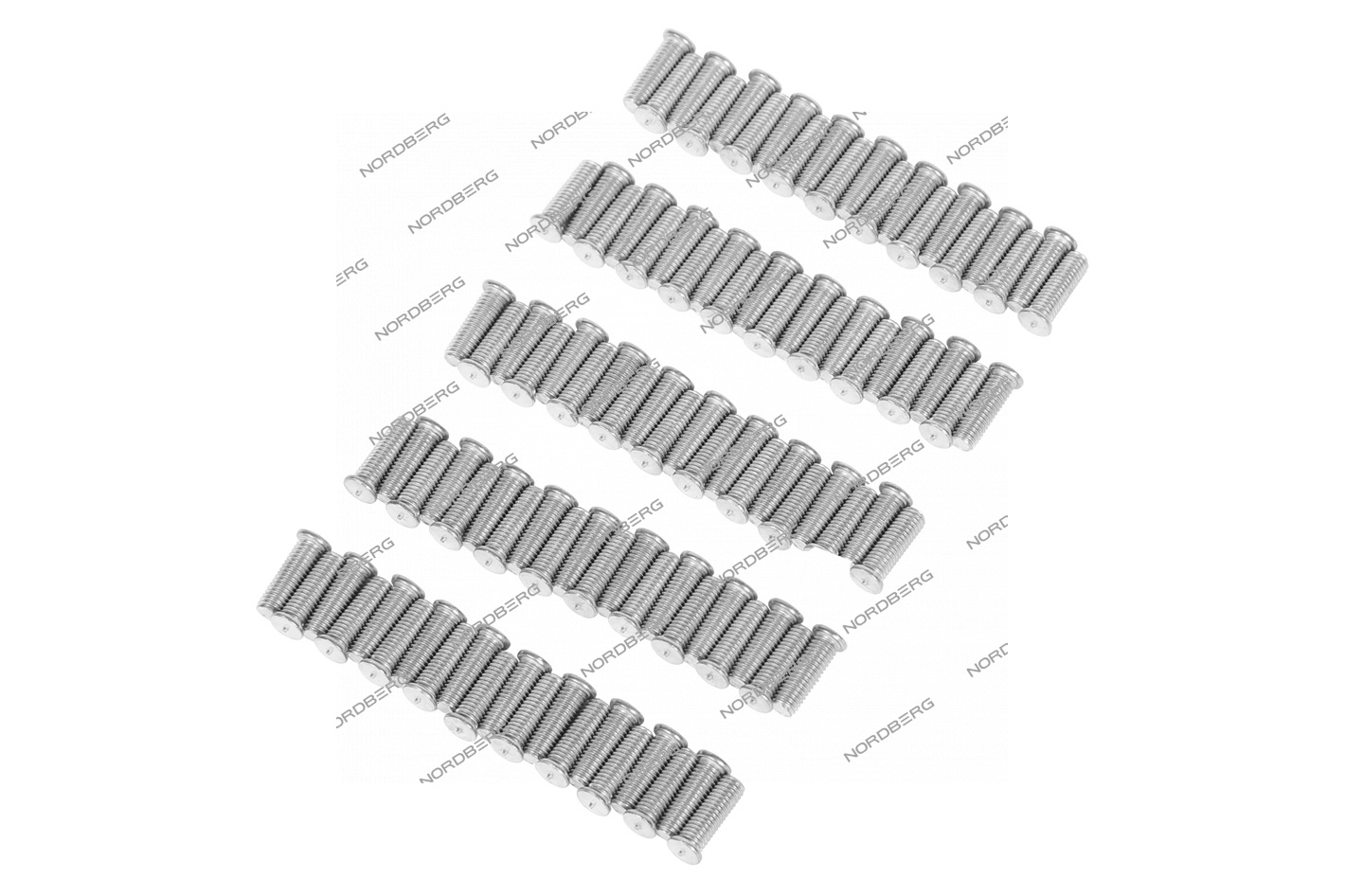 Болт алюминиевый для сварки, M5х16, 100 шт. NORDBERG FA016(M5)