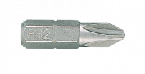 Насадка (бита) торцевая  Phillips 1/4" L=25мм PH0