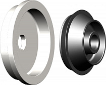 конус центровочный 122-174мм с проставочной шайбой, d вала 36мм для малых грузовиков