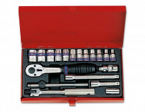 Комплект торцевых головок 1/4”