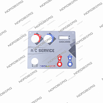 NORDBERG ЗАПЧАСТЬ ПАНЕЛЬ центральная (наклейка) для NF12