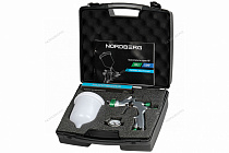 Краскопульт HVLP с верхним бачком, сопло 1,8 мм, пластиковый кейс