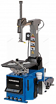 Станок шиномонтажный автомат, двухскоростной, стол с накладками, 380 В, синий