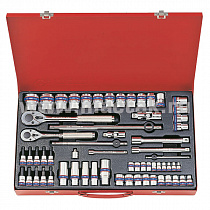 1/4”, 3/8”, 1/2” комплект торцевых головок