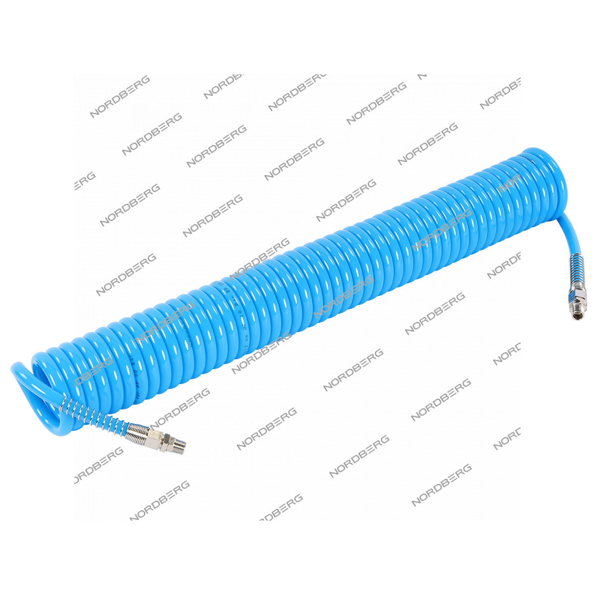 Шланг воздушный спиральный ПУ диам. 8х12мм, 11м NORDBERG HS0811PU