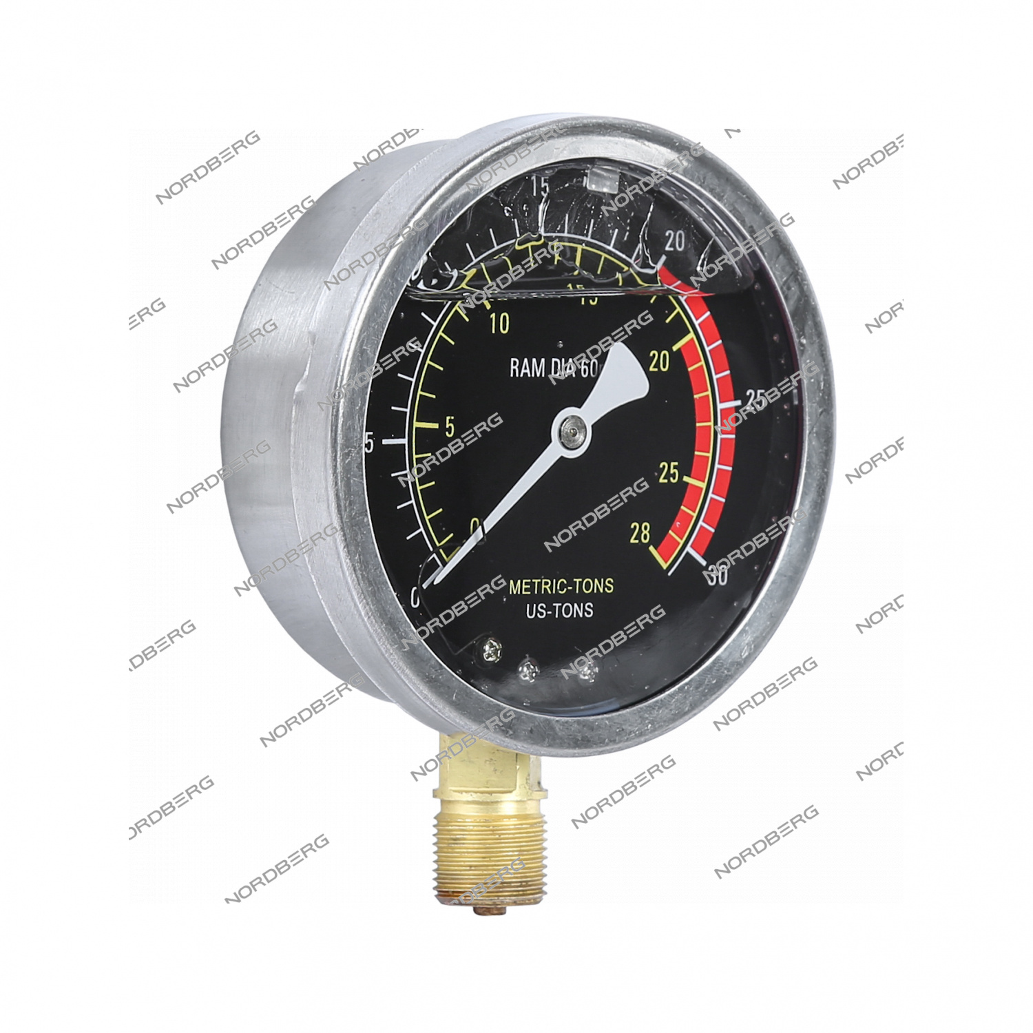 Манометр радиальный глицеринонаполненный для пресса N3620(2019), N3620L, N3620FL, N3620AL