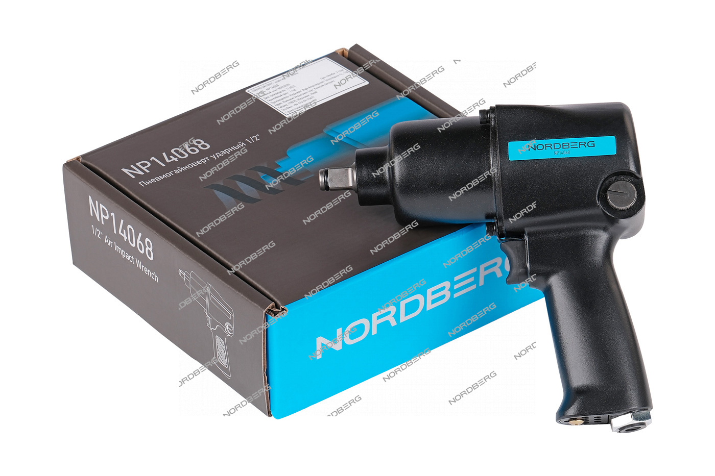 Пневмогайковерт ударный 1/2", 680 Нм NORDBERG NP14068