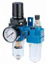 Фильтр воздушный с редуктором и лубрикатором, 1/4"