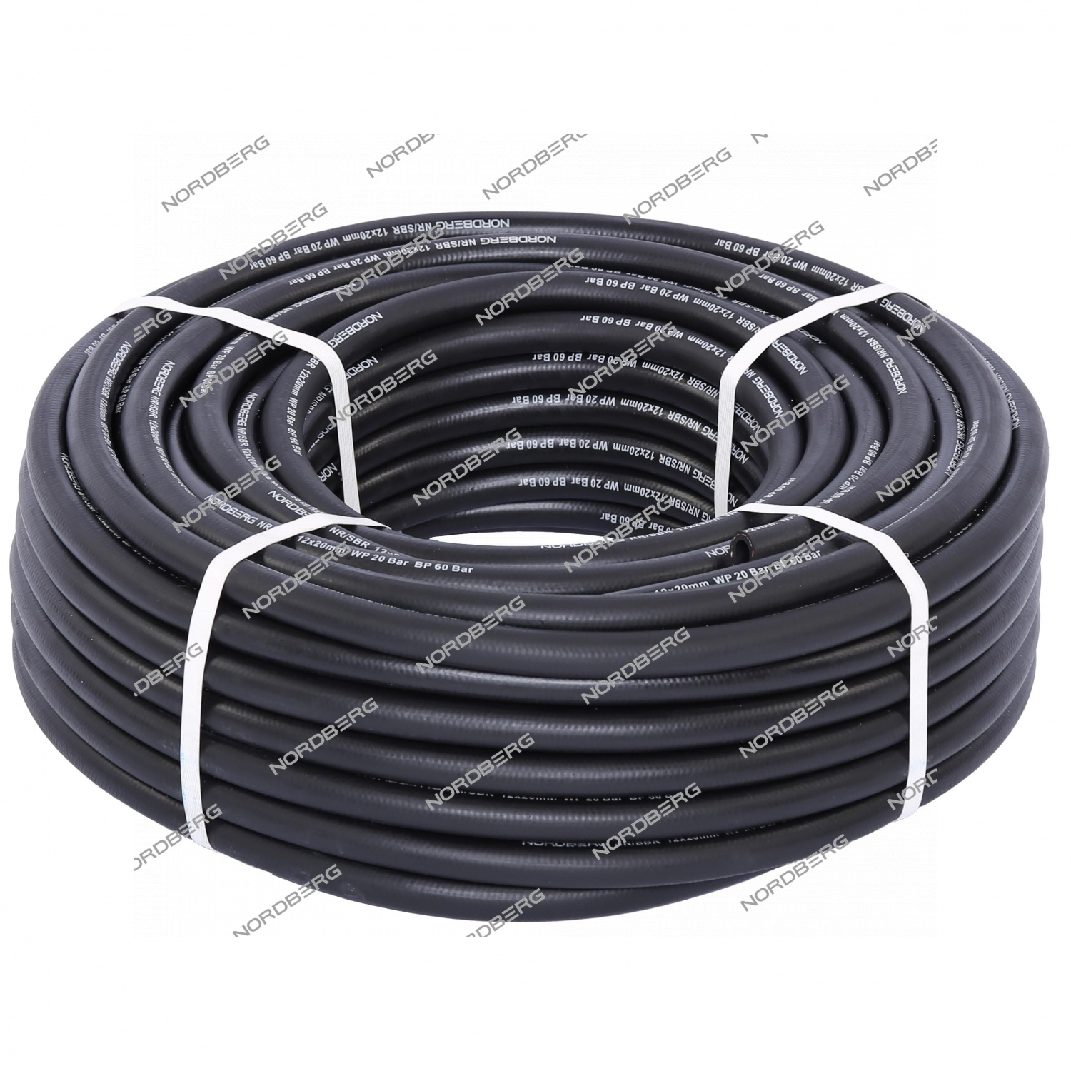 Шланг воздушный, диам. 12х20 мм, прямой, 1 пог. м (в бухте 50м) NORDBERG H1220R