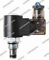 Клапан электромагнитный спускной для гидростанции подъемника NORDBERG N4120H-4T(old)