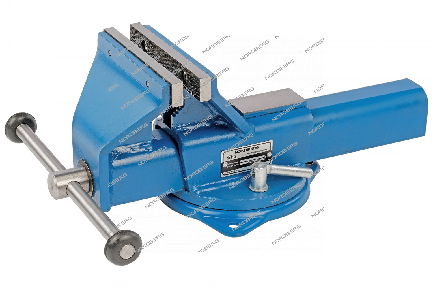 Тиски слесарные стальные NORDBERG NTS160