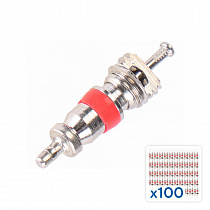 Золотник-ниппель для вентилей, 100 шт.