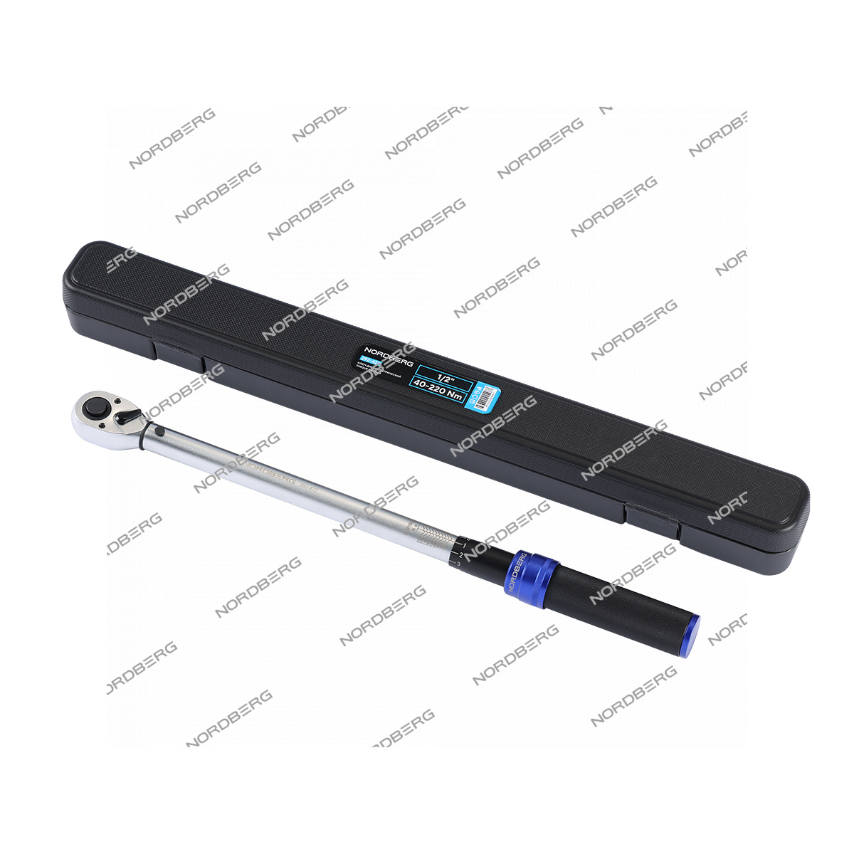 Ключ динамометрический 1/2", 40-220 Нм, в кейсе NORDBERG 292-422