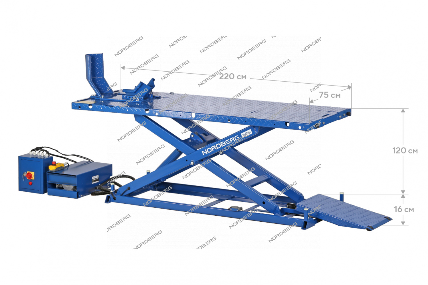 Подъемник для мотоциклов, 1 т NORDBERG N4M2