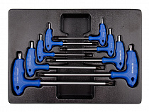 Набор L-образных ключей TORX, ложемент  