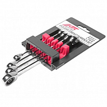 Набор ключей комбинированных трещоточных 8-14мм 4 предметов в холдере 