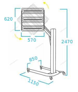 Сушка инфракрасная коротковолновая NORDBERG IF12