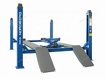 Подъемник четырехстоечный 4.5 т, с ручной траверсой 3 т N433, 380 В