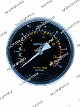 Манометр осевой глицеринонаполненный для пресса N3620, N3620F