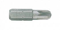 Насадка (бита)  Pozidriv 1/4" L=25мм PZ2