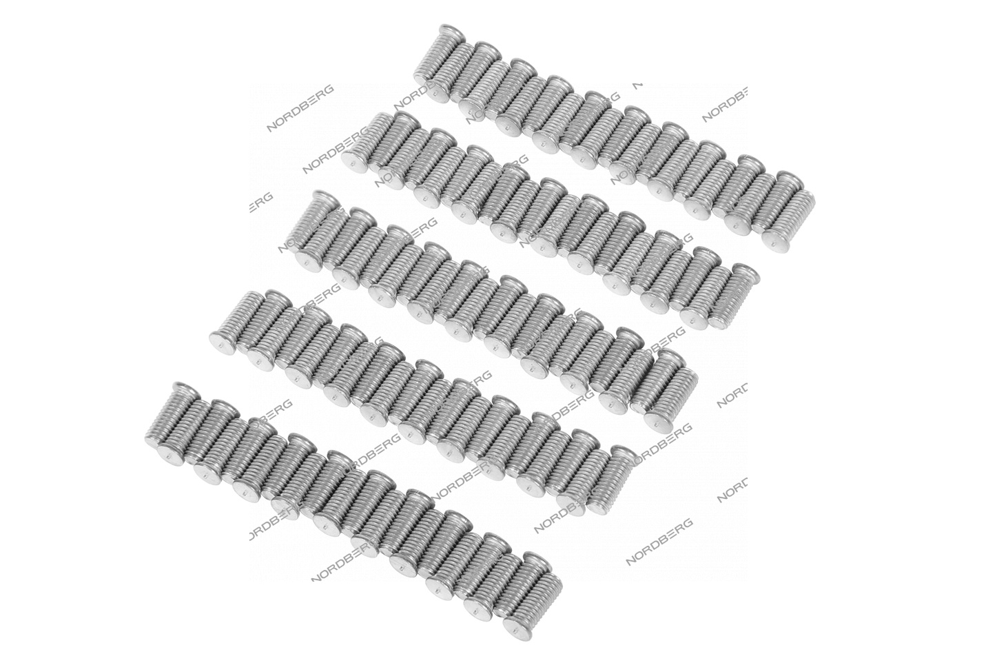 Болт алюминиевый для сварки, M6х16, 100 шт. NORDBERG FA016(M6)