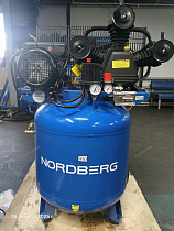 Компрессор вертикальный поршневой с ременной передачей 220 В, ресивер 100 л, 360 л/мин