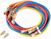 Шланг заправочный для фреона, 1,8 м (комплект 3 шт.)