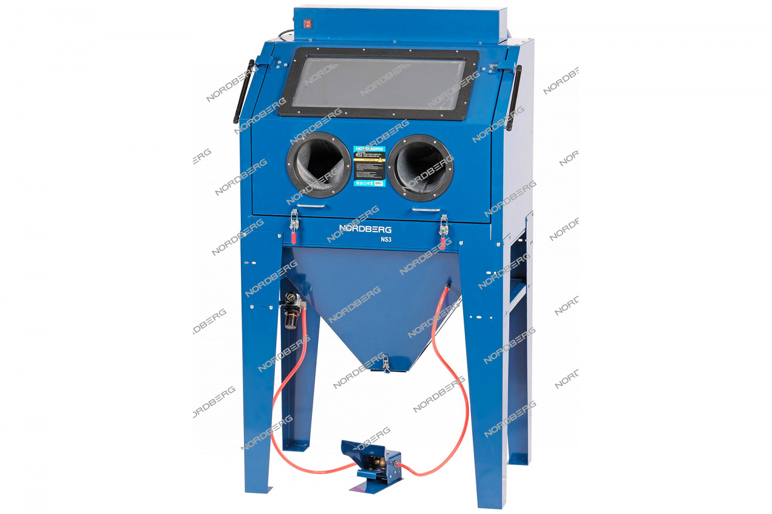 Камера пескоструйная, фронтальная загрузка, 350 л NORDBERG NS3