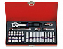 комплект торцевых головок 1/4”