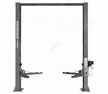 Подъемник двухстоечный 4 т, верхняя синхронизация, H=3,6 м, 220 В, серый