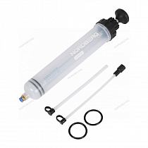 Шприц для заливки масла пластиковый с комплектом насадок, 500 мл