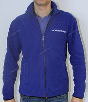 Толстовка на молнии с логотипом NORDBERG синяя