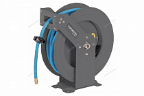 Шланг воздушный с двойным армированием на стальной катушке, гибридный ПВХ диам. 12,5х19 мм, 20 м