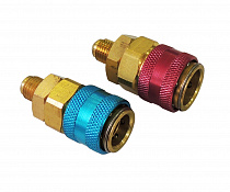 Вентиль быстросъемный прямой, 2 шт.